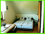 unsere Ferienwohnung hat 2 Schlafzimmer